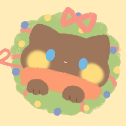 手绘可爱圣诞卡通情侣微信头像