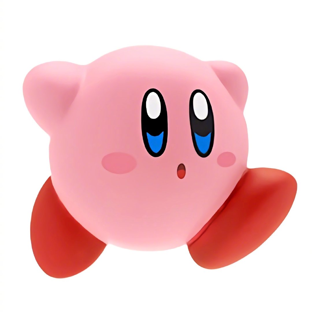 星之卡比白底微信头像