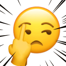 沙雕黄脸竖中指动态微信表情包