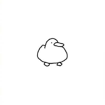 手绘可爱鸭鸭微信表情包