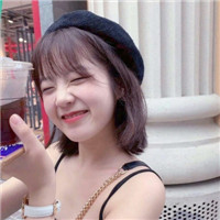 可爱短发女生网红头像