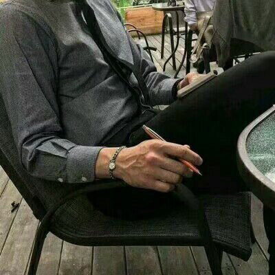 很绅士的真实的有范商务男头