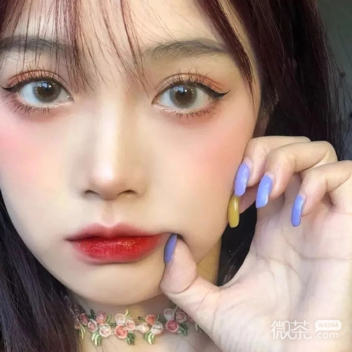 笑容甜美美美哒的女生微信头像