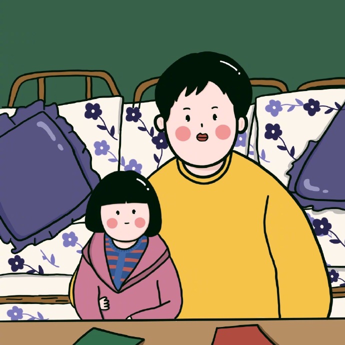 请回答1988可爱插画微信素材图片