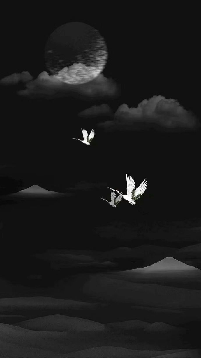 漆黑的有意境的微信朋友圈配图