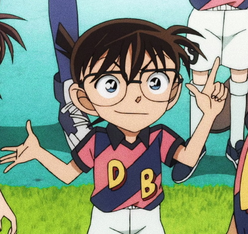 《名侦探柯南剧场版：第11名前锋》江户川柯南可爱微信头像