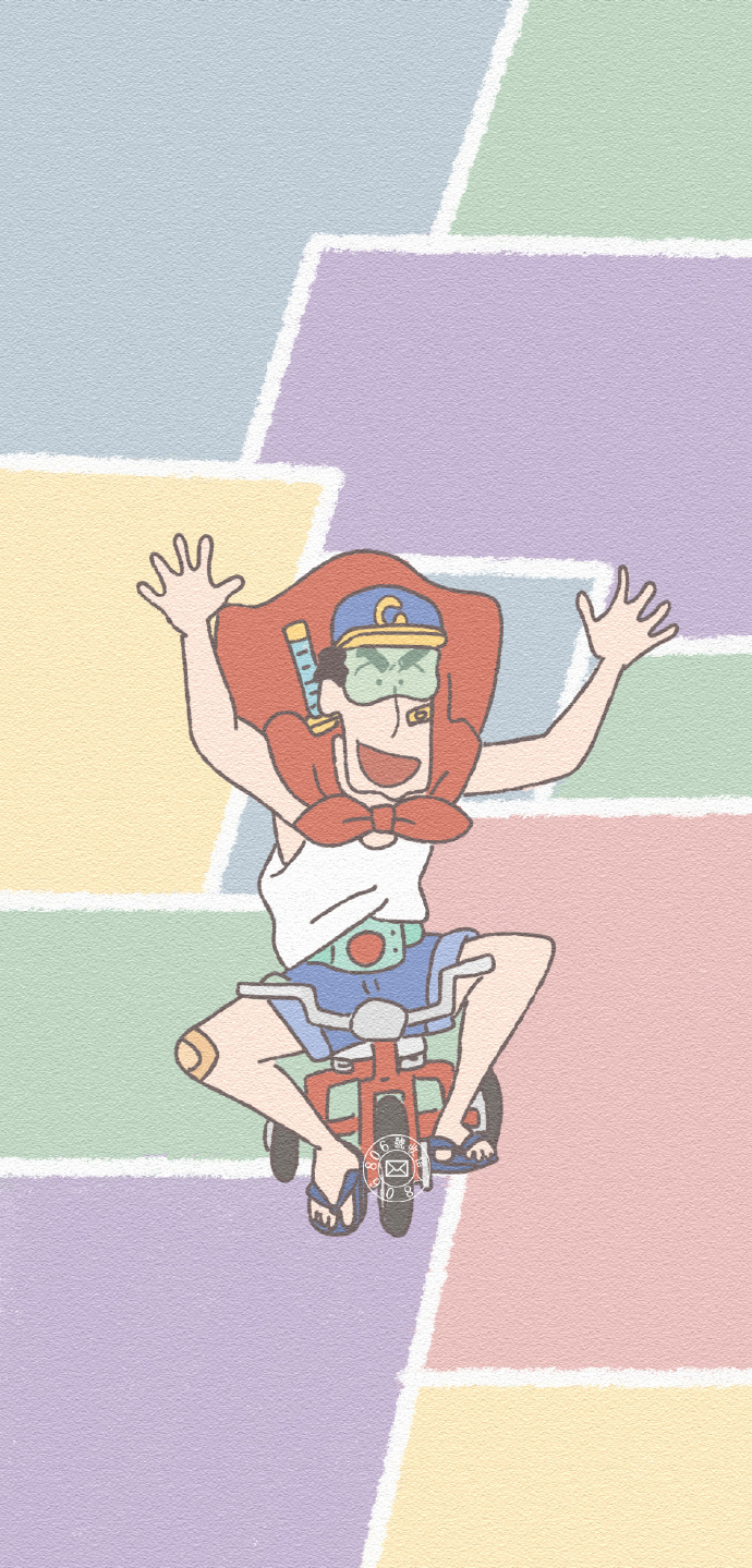 手绘卡通动画微信素材图片