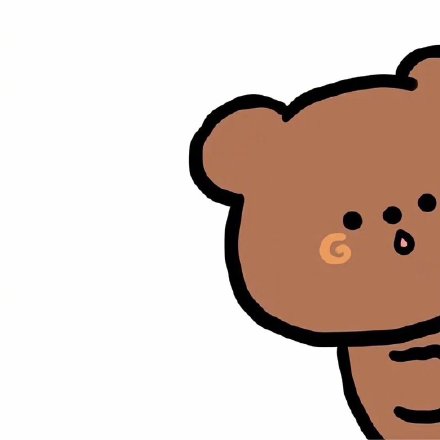 手绘可爱小动物向人打招呼可爱微信头像