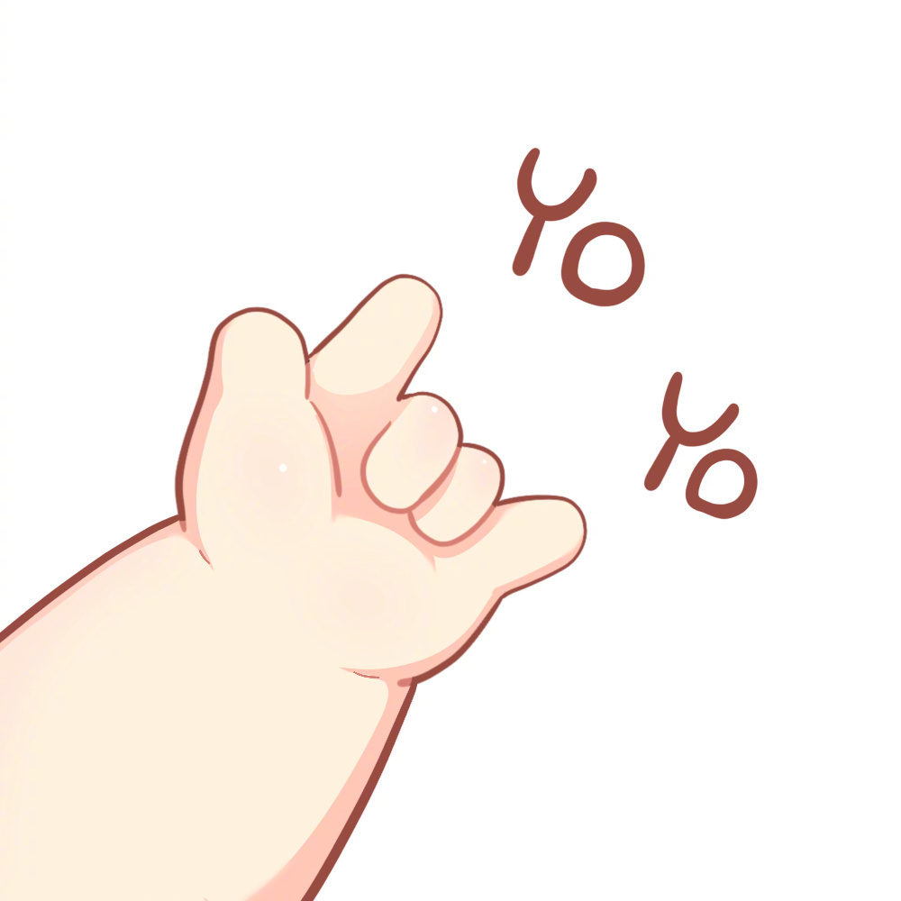 小胖手可爱微信头像