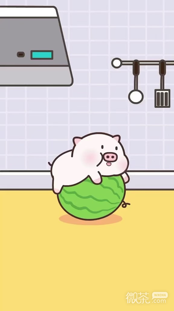 可爱卡通猪手机壁纸微信素材图片