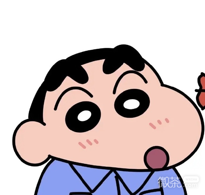 蜡笔小新版的情侣微信头像
