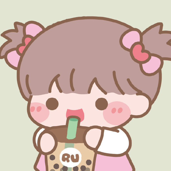 干饭人可爱呆萌情侣微信头像