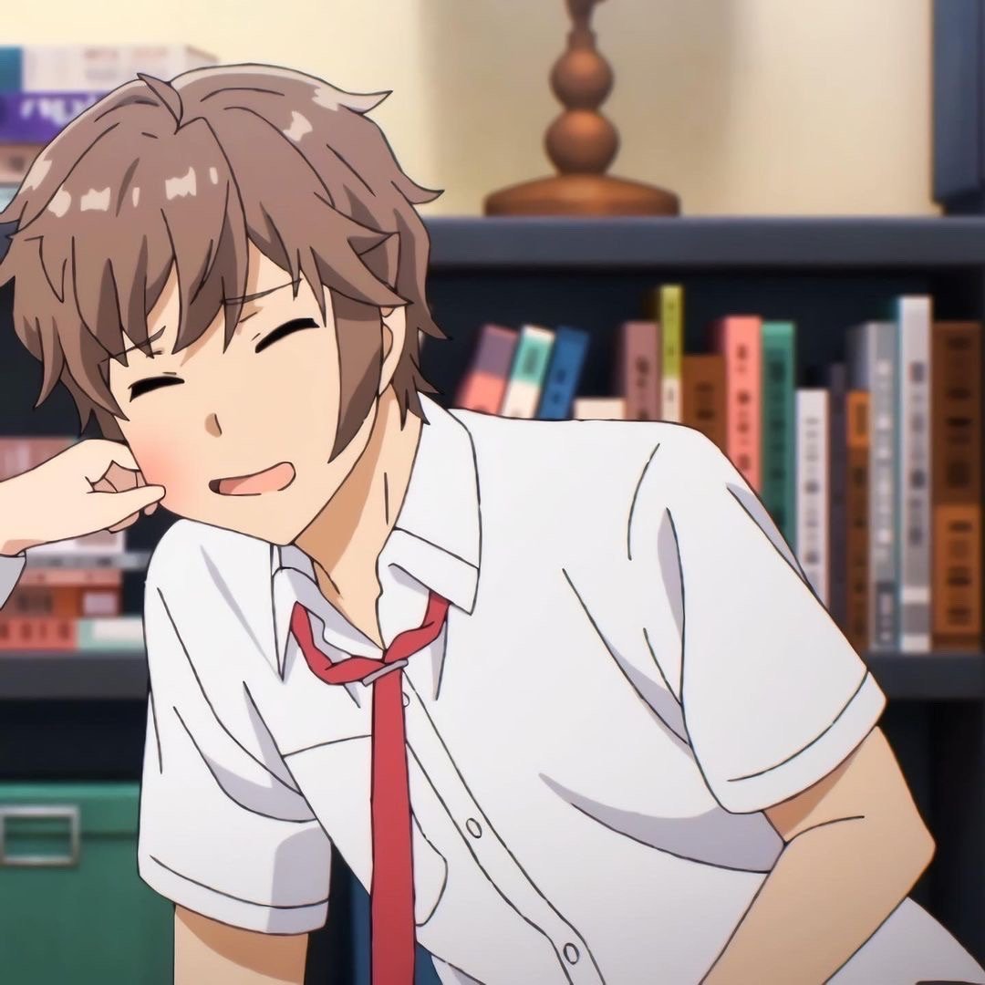 《青春猪头少年不会梦到兔女郎学姐》樱岛麻衣&梓川咲太情侣微信头像