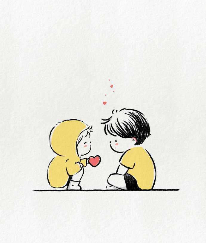 可爱简笔画微信头像