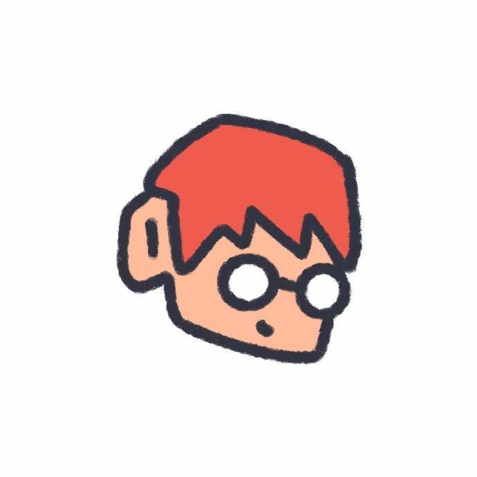 手绘憨憨的沙雕微信头像