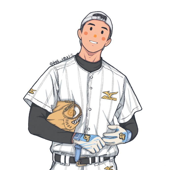 运动男孩帅气插画微信头像