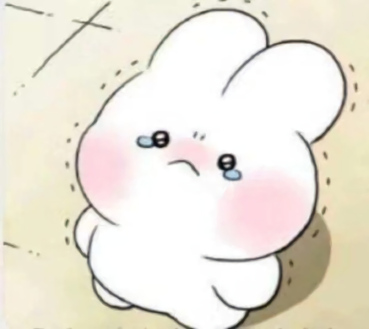 奶油泡芙兔闺蜜微信头像