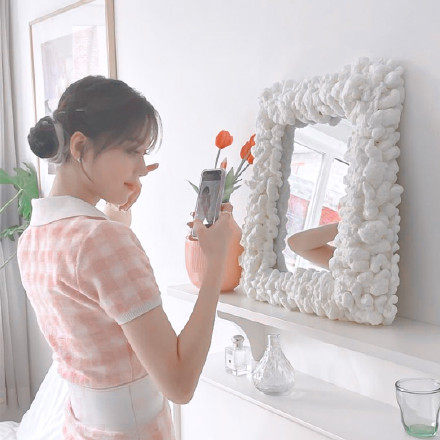 甜美女孩金玟庭微信头像