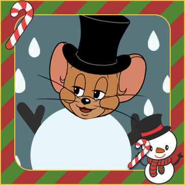 《猫和老鼠》圣诞限定微信头像