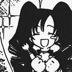 黑色系简约简笔手绘微信头像