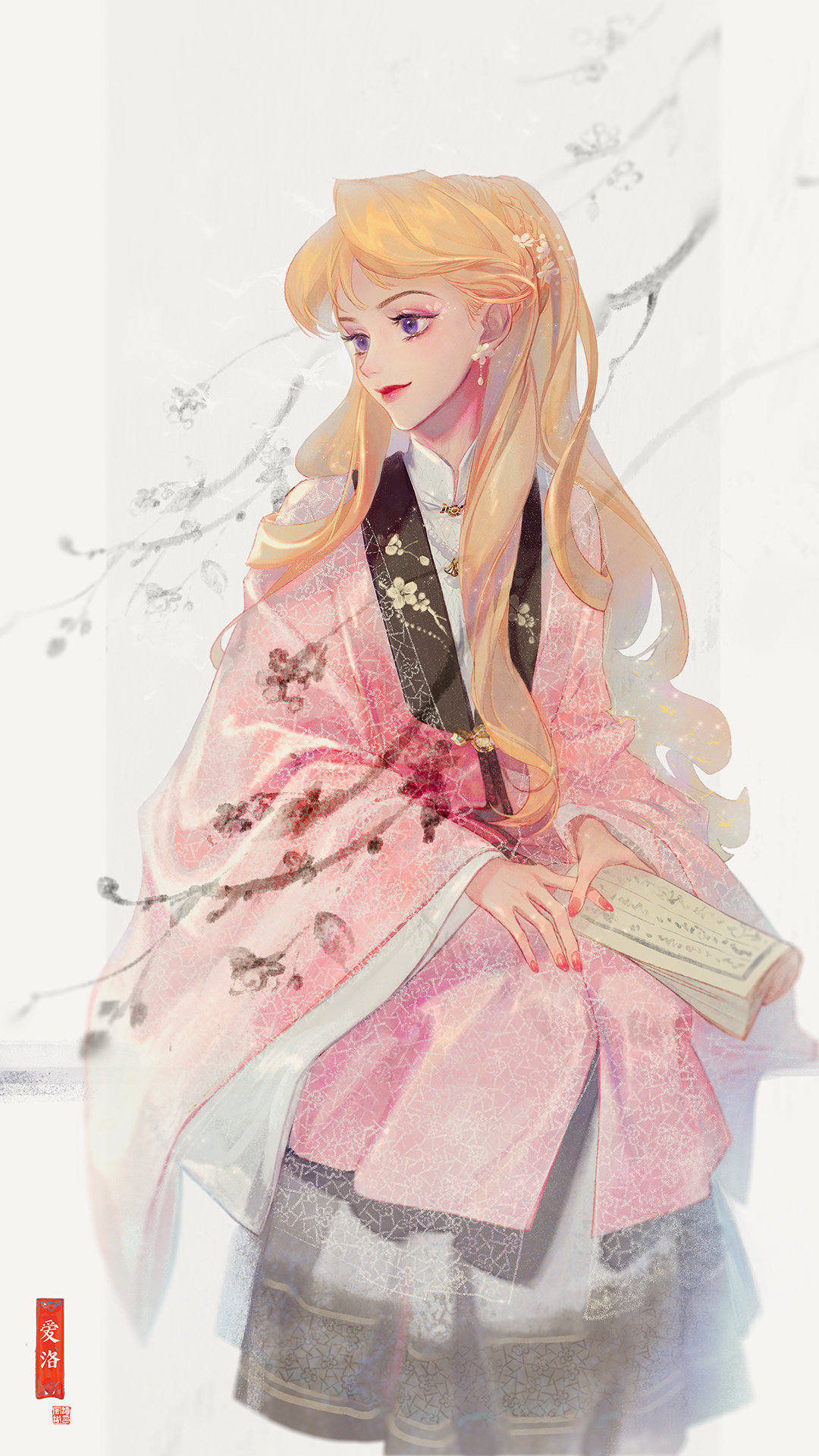 中华风迪士尼公主微信头像