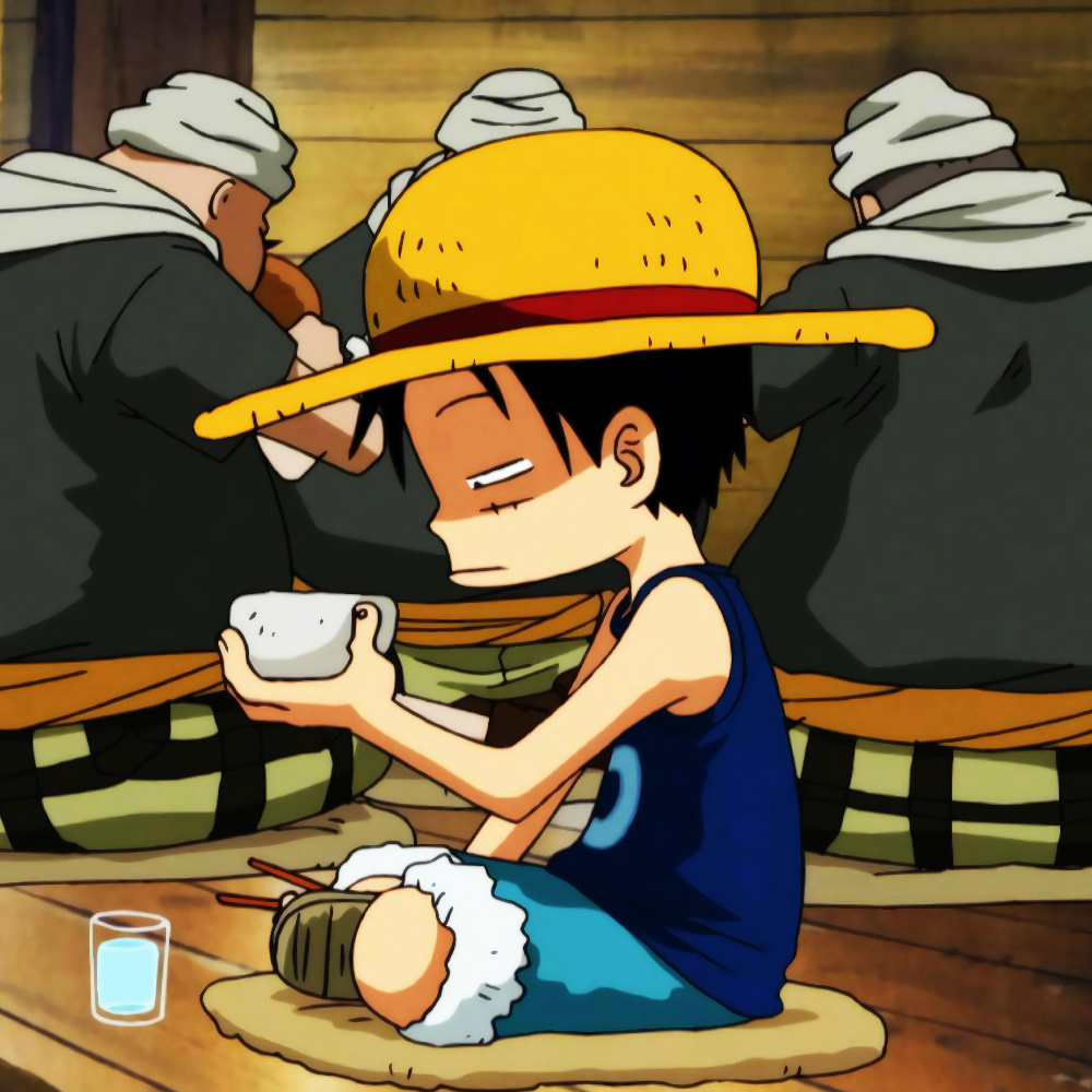 小时候的路飞可爱微信头像