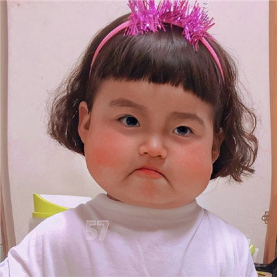 最新版可爱萌罗熙大脸特效头像