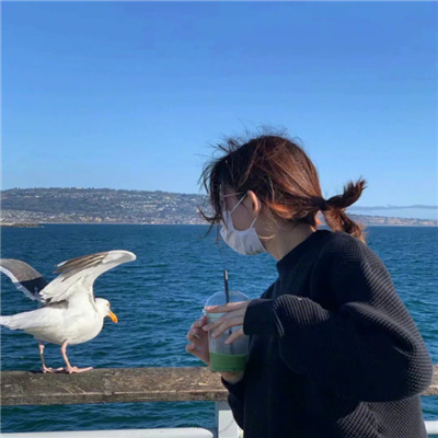 超级优质的蓝色大海女头