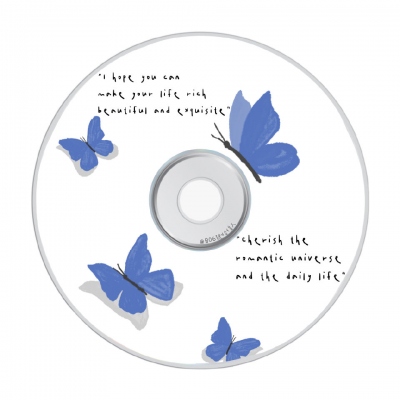 美丽好看的光碟个性微信头像