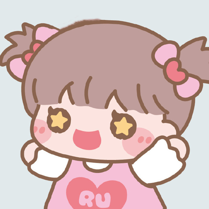 干饭人可爱呆萌情侣微信头像