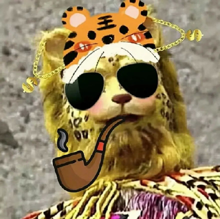 最近很火的金钱豹微信头像