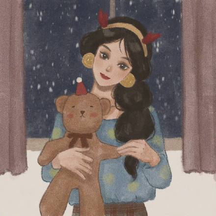 迪士尼公主圣诞微信头像