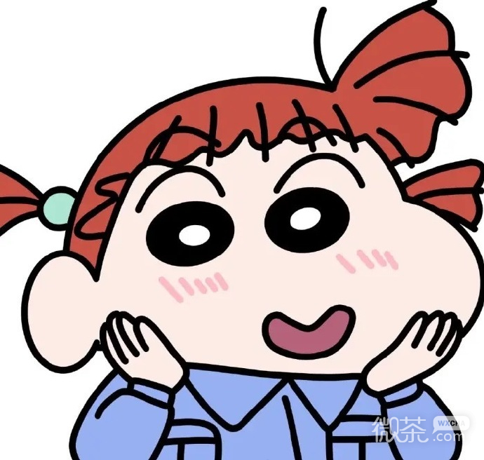 蜡笔小新版的情侣微信头像