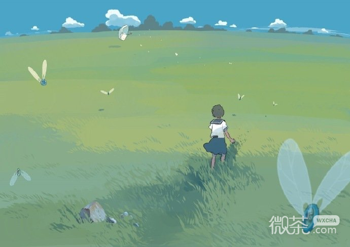 梦幻的卡通唯美插画微信朋友圈背景
