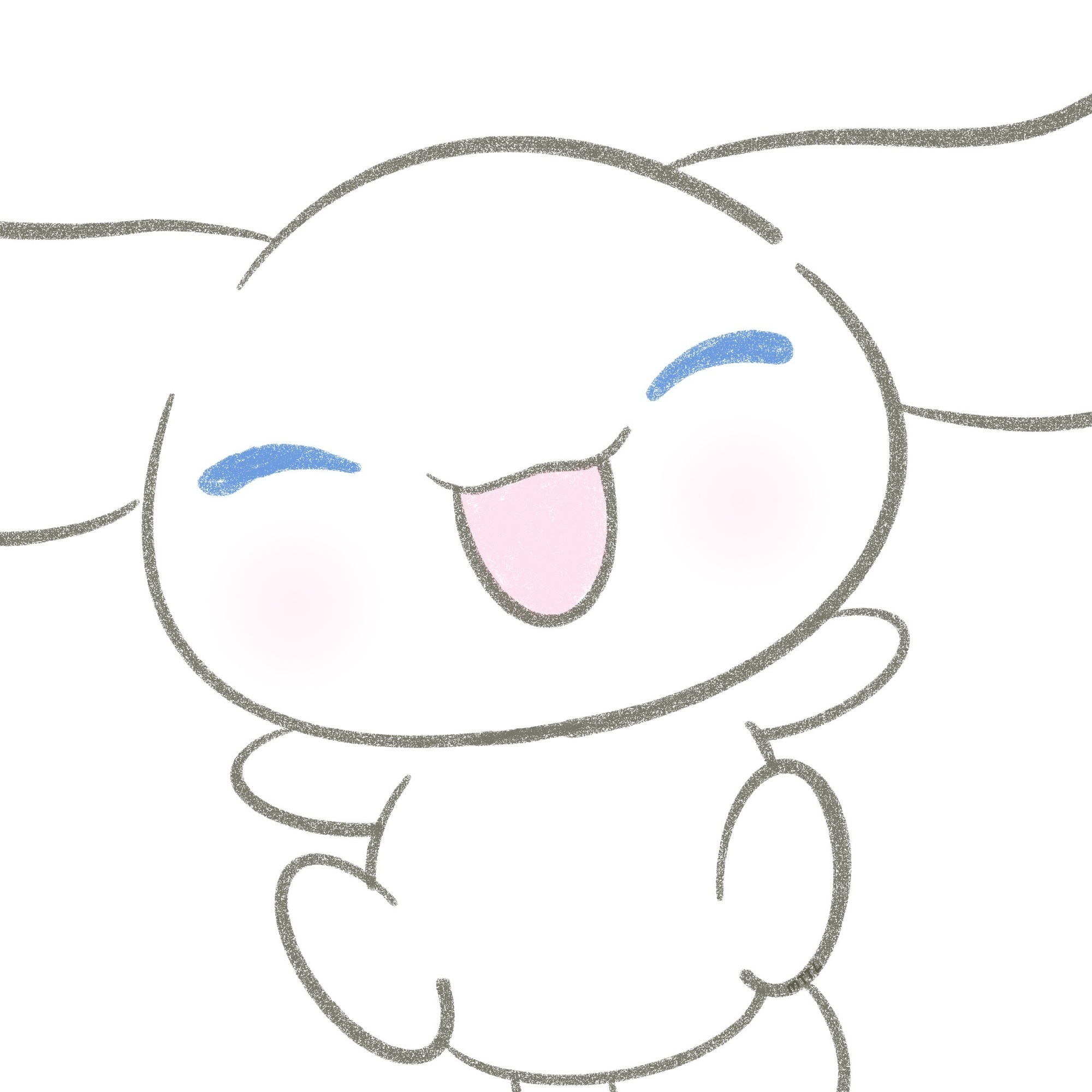 手绘可爱玉桂狗微信头像