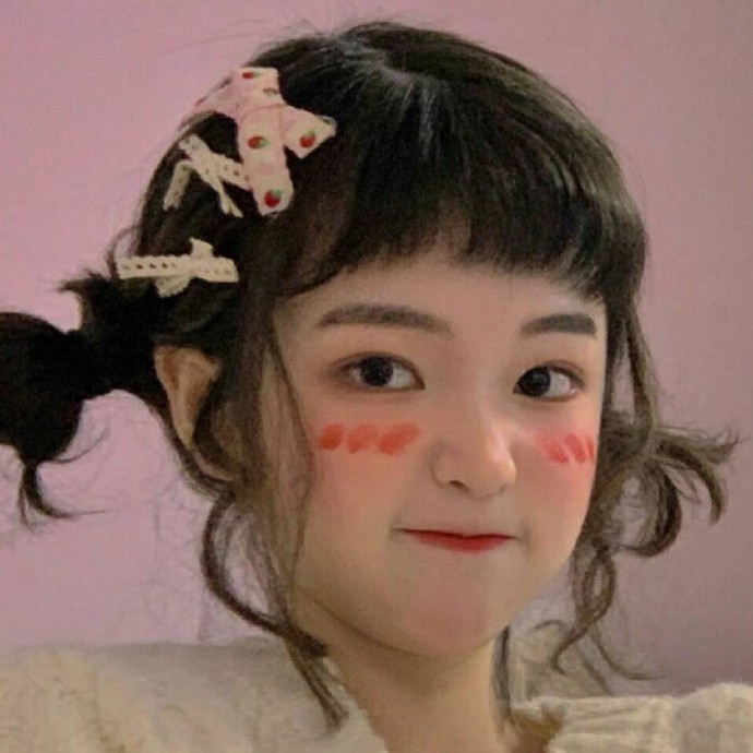 气质冷艳可爱甜美的女生微信头像