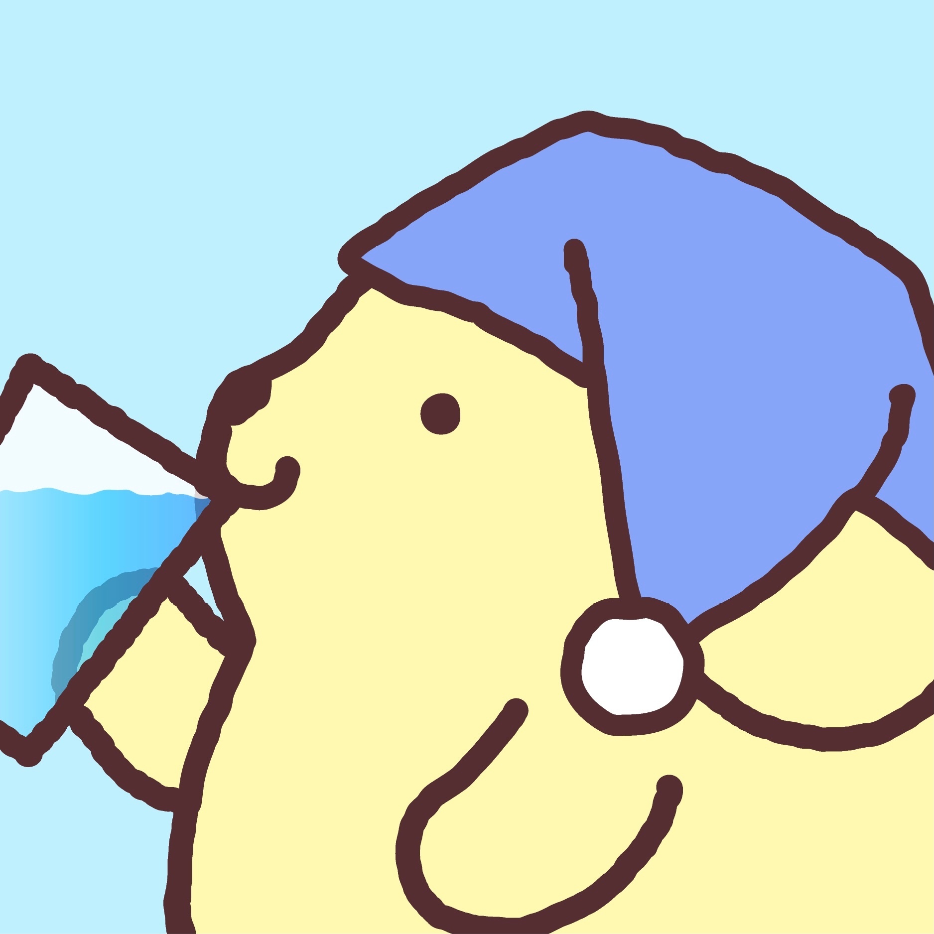 敲可爱的布丁狗微信头像