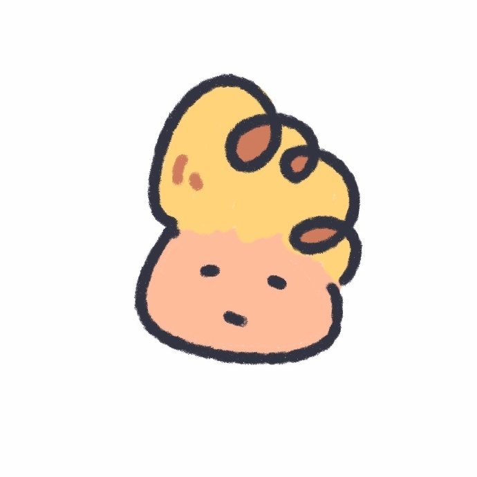 手绘憨憨的沙雕微信头像