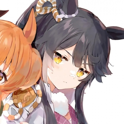 二次元卡通闺蜜微信头像