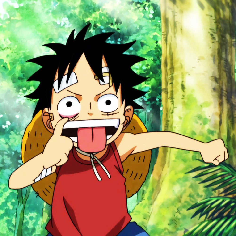 小时候的路飞可爱微信头像