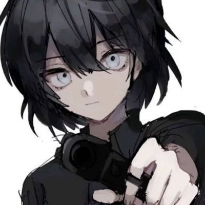 暗黑系有点伤感的动漫男生头像