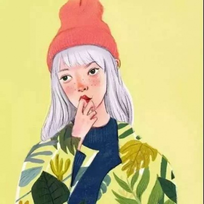 文艺风动漫女生微信头像