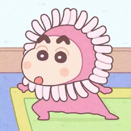 手绘蜡笔小新微信头像