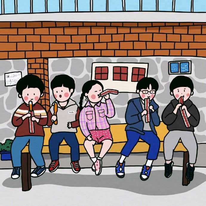 请回答1988可爱插画微信素材图片