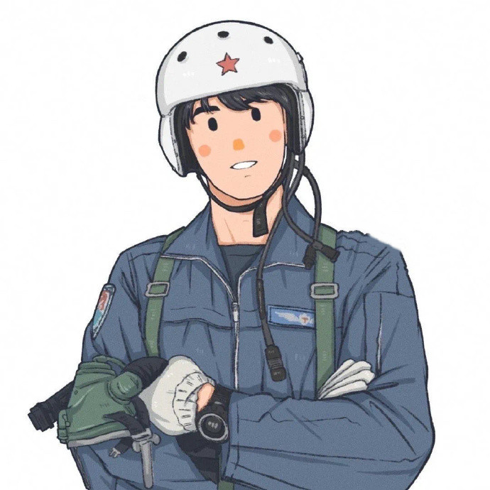 超帅的伟大职业手绘微信头像