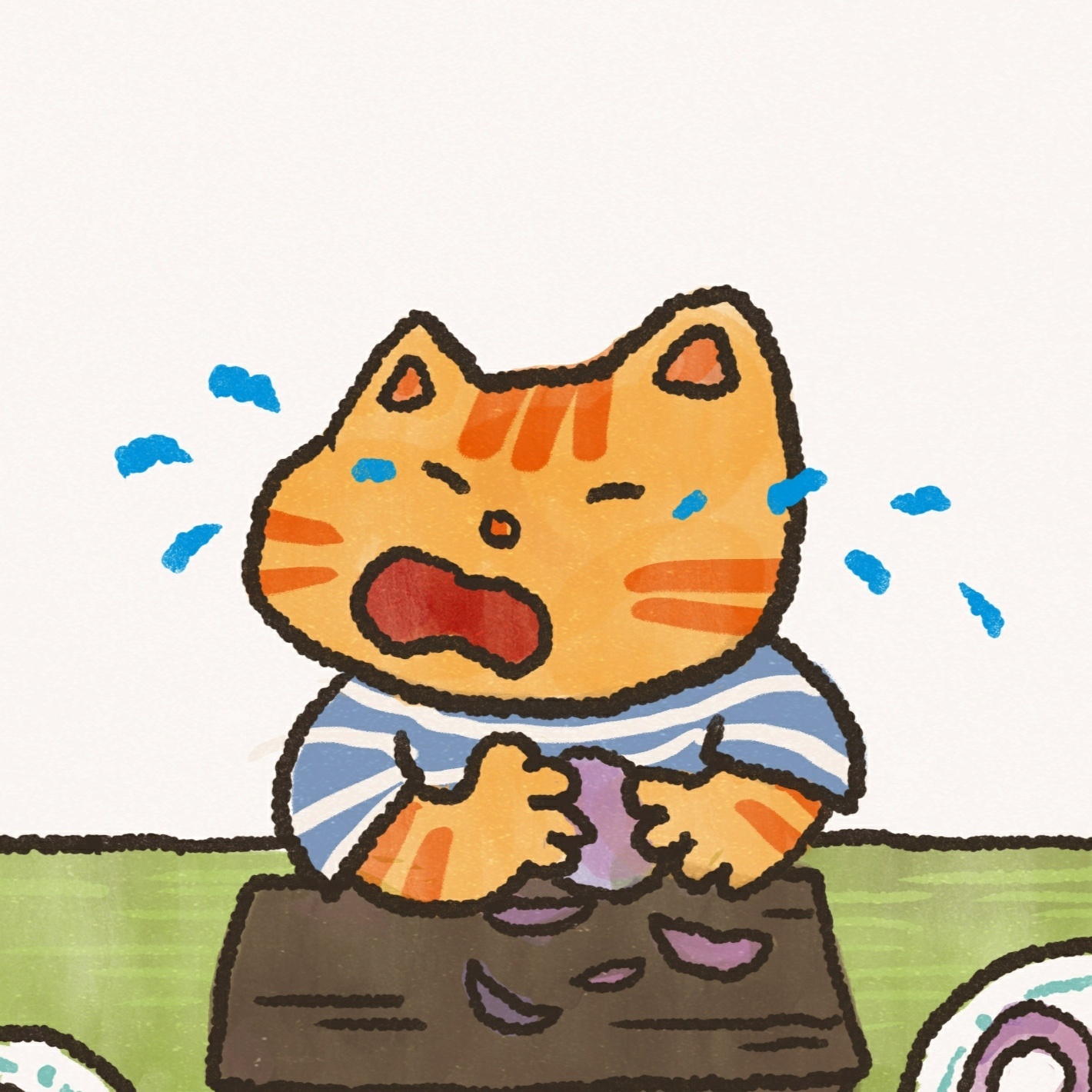 手绘可爱卡通猫猫微信头像