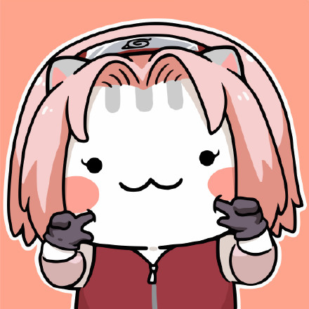 喵脸火影忍者微信头像