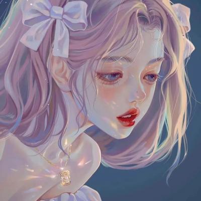 二次元超好看意境情侣头像