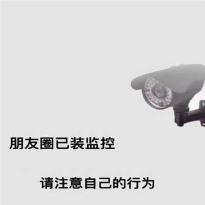 抖音朋友圈已装监控表情包大全