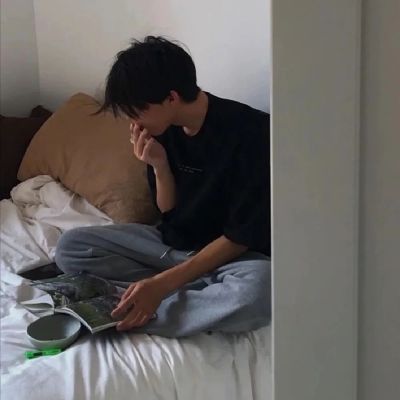 侧脸杀男生头像